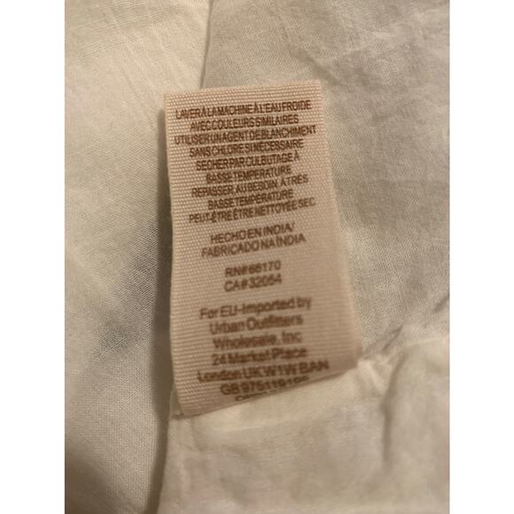 Free People Sunbeams Embroidered Off Shoulder Boho Mini Dress size XS - Picture 6 of 13